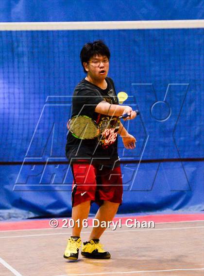 Thumbnail 3 in Almont League Badminton Finals photogallery.