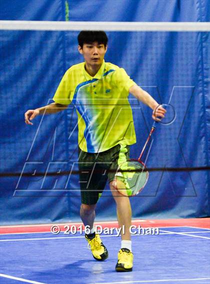 Thumbnail 3 in Almont League Badminton Finals photogallery.