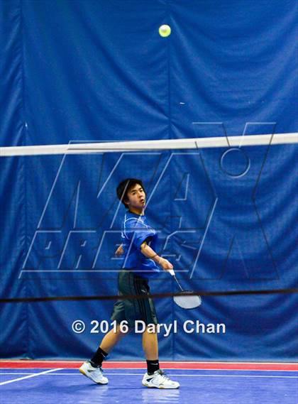 Thumbnail 2 in Almont League Badminton Finals photogallery.