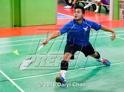 Thumbnail 2 in Almont League Badminton Finals photogallery.