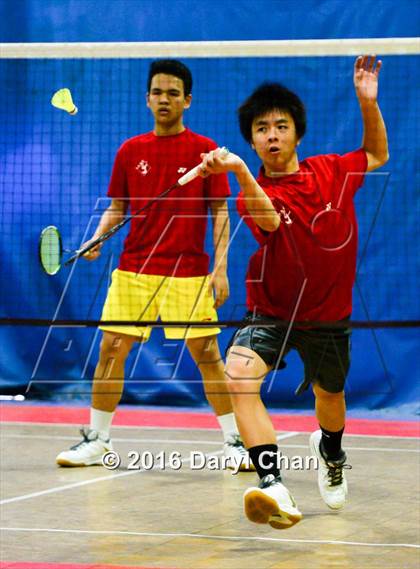 Thumbnail 3 in Almont League Badminton Finals photogallery.