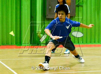 Thumbnail 3 in Almont League Badminton Finals photogallery.