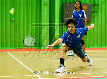Thumbnail 1 in Almont League Badminton Finals photogallery.