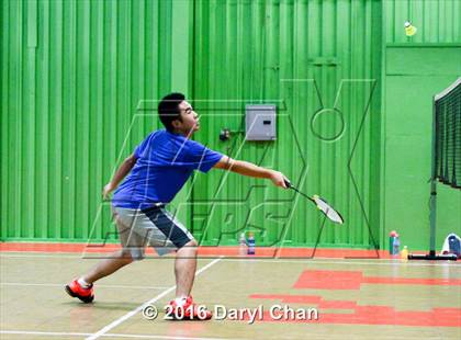Thumbnail 3 in Almont League Badminton Finals photogallery.