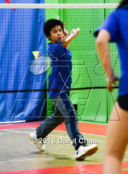 Thumbnail 3 in Almont League Badminton Finals photogallery.