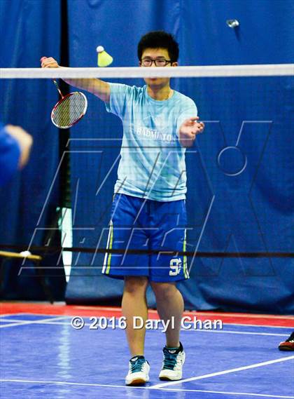 Thumbnail 3 in Almont League Badminton Finals photogallery.