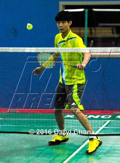 Thumbnail 2 in Almont League Badminton Finals photogallery.