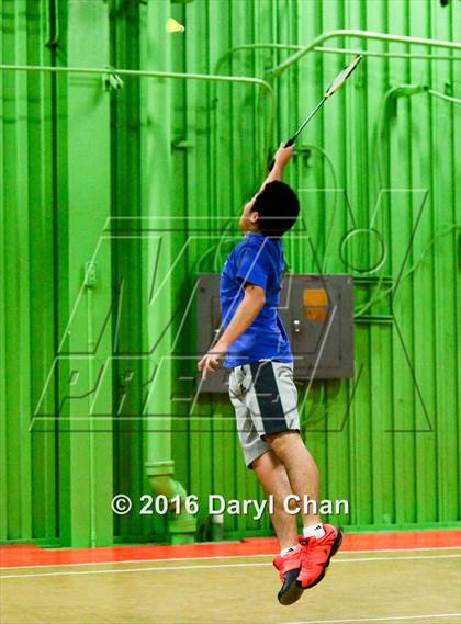 Thumbnail 1 in Almont League Badminton Finals photogallery.