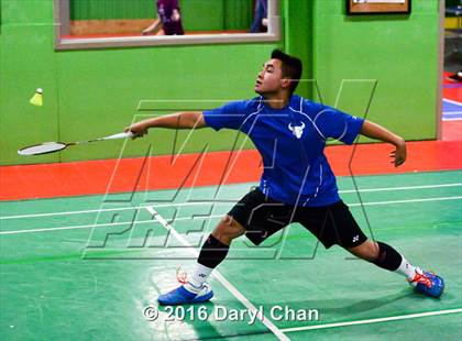 Thumbnail 1 in Almont League Badminton Finals photogallery.