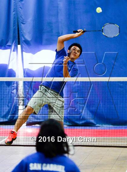 Thumbnail 2 in Almont League Badminton Finals photogallery.