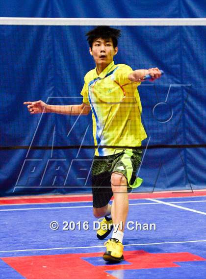 Thumbnail 2 in Almont League Badminton Finals photogallery.