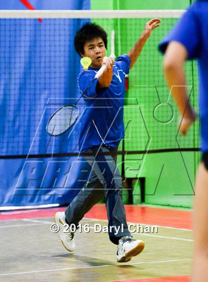 Thumbnail 2 in Almont League Badminton Finals photogallery.