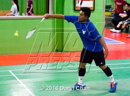 Thumbnail 3 in Almont League Badminton Finals photogallery.