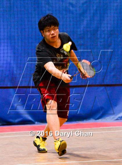 Thumbnail 1 in Almont League Badminton Finals photogallery.