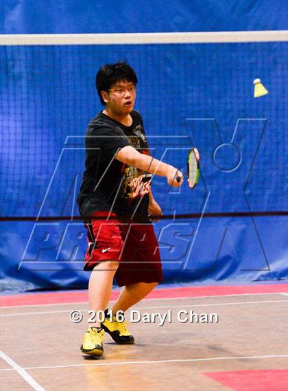 Thumbnail 1 in Almont League Badminton Finals photogallery.