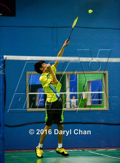 Thumbnail 2 in Almont League Badminton Finals photogallery.