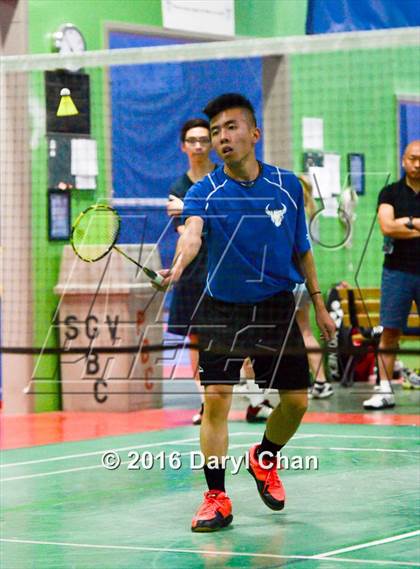 Thumbnail 2 in Almont League Badminton Finals photogallery.