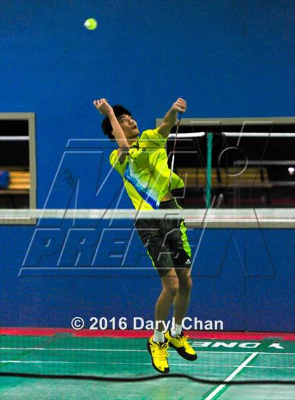 Thumbnail 2 in Almont League Badminton Finals photogallery.