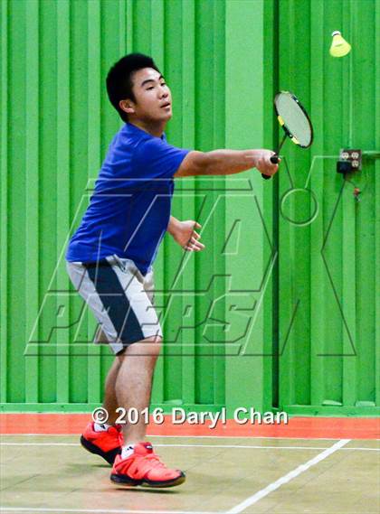 Thumbnail 1 in Almont League Badminton Finals photogallery.