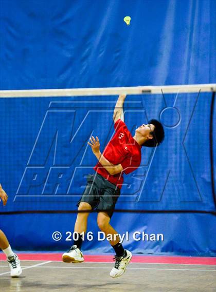 Thumbnail 2 in Almont League Badminton Finals photogallery.