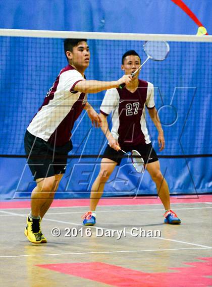 Thumbnail 3 in Almont League Badminton Finals photogallery.