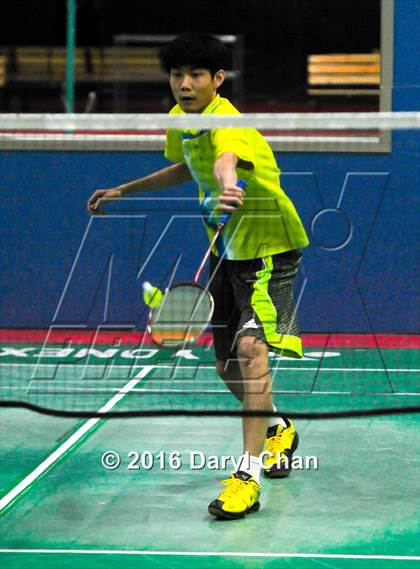 Thumbnail 3 in Almont League Badminton Finals photogallery.
