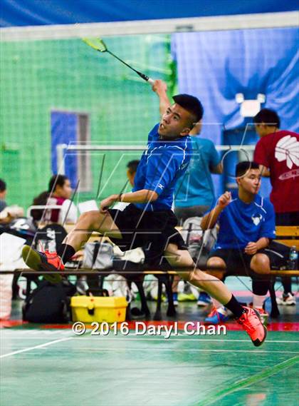 Thumbnail 3 in Almont League Badminton Finals photogallery.