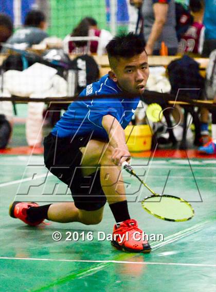 Thumbnail 2 in Almont League Badminton Finals photogallery.
