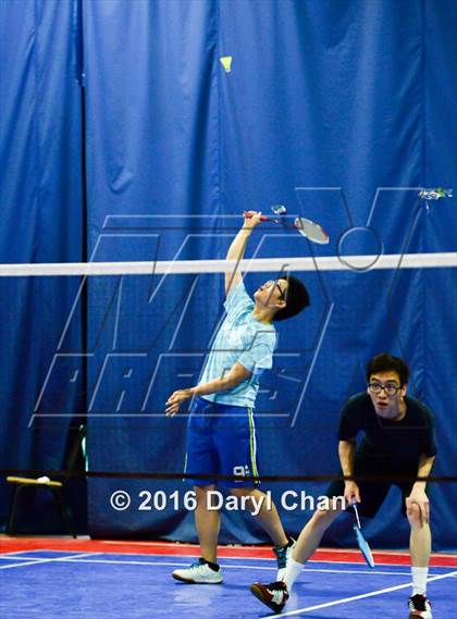 Thumbnail 1 in Almont League Badminton Finals photogallery.