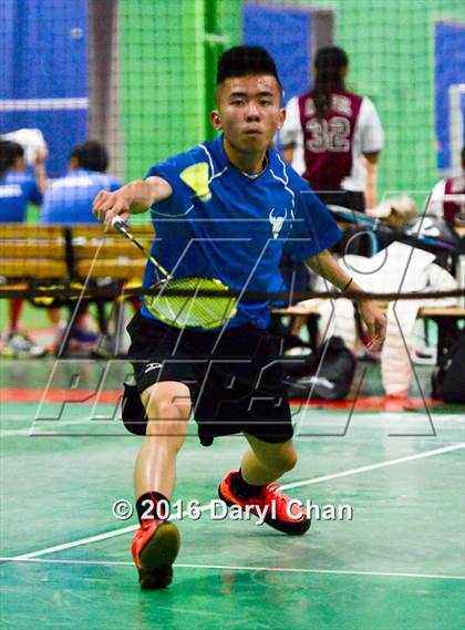 Thumbnail 3 in Almont League Badminton Finals photogallery.