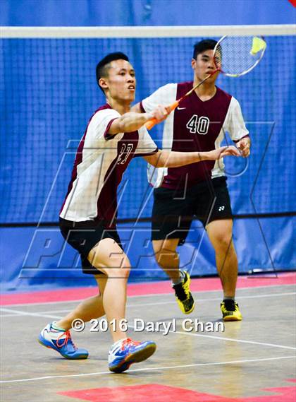 Thumbnail 3 in Almont League Badminton Finals photogallery.