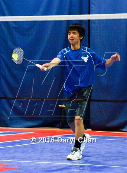 Thumbnail 1 in Almont League Badminton Finals photogallery.