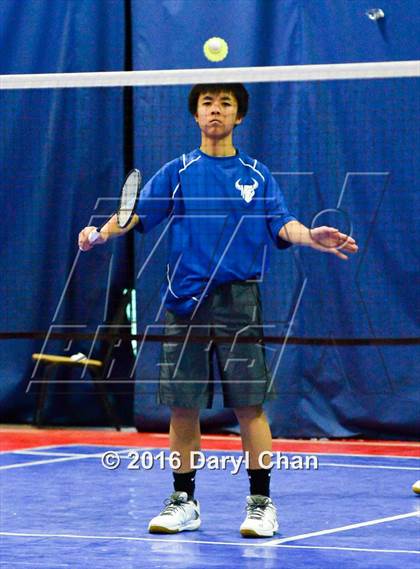 Thumbnail 2 in Almont League Badminton Finals photogallery.