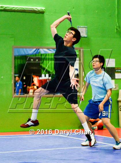 Thumbnail 3 in Almont League Badminton Finals photogallery.