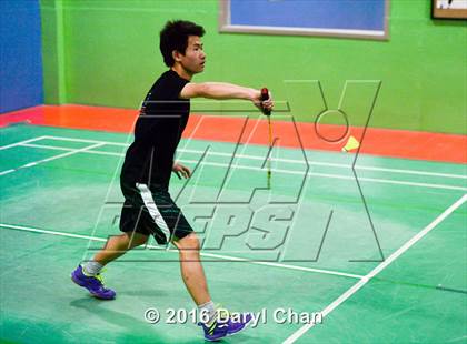 Thumbnail 3 in Almont League Badminton Finals photogallery.