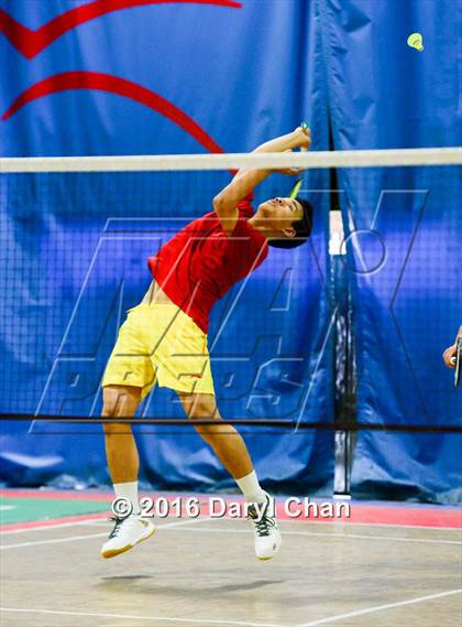 Thumbnail 2 in Almont League Badminton Finals photogallery.