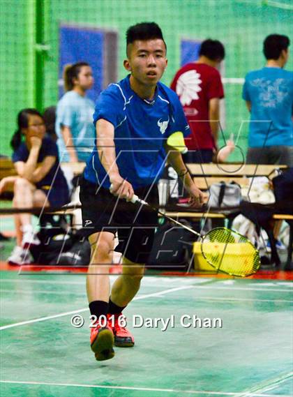Thumbnail 3 in Almont League Badminton Finals photogallery.