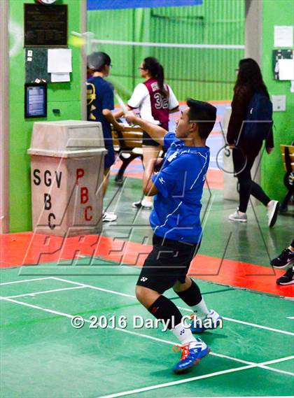 Thumbnail 1 in Almont League Badminton Finals photogallery.