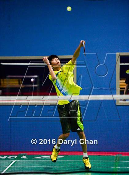 Thumbnail 1 in Almont League Badminton Finals photogallery.