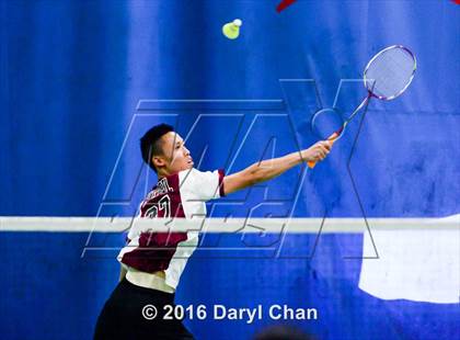 Thumbnail 3 in Almont League Badminton Finals photogallery.