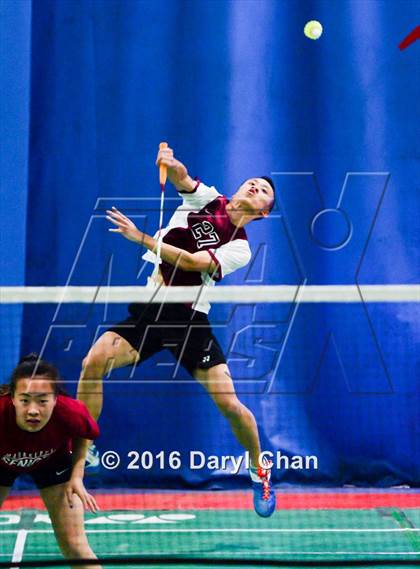 Thumbnail 1 in Almont League Badminton Finals photogallery.