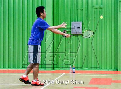 Thumbnail 1 in Almont League Badminton Finals photogallery.