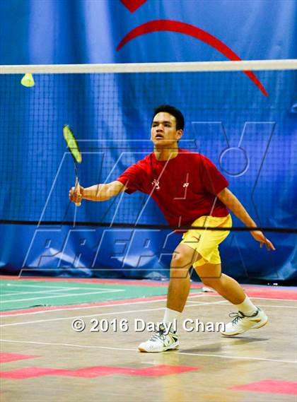 Thumbnail 3 in Almont League Badminton Finals photogallery.