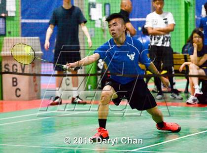 Thumbnail 1 in Almont League Badminton Finals photogallery.