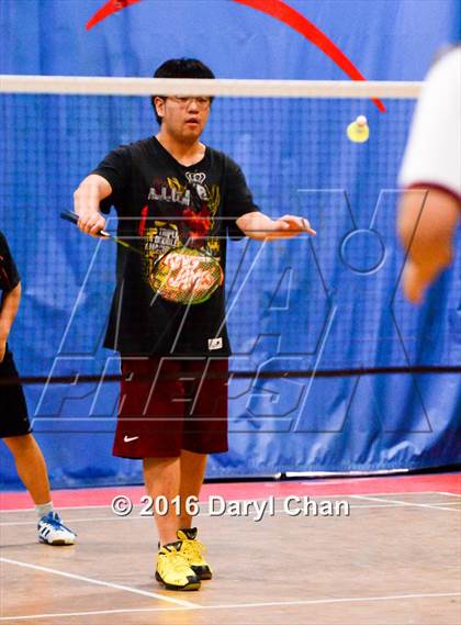 Thumbnail 3 in Almont League Badminton Finals photogallery.