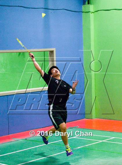 Thumbnail 3 in Almont League Badminton Finals photogallery.
