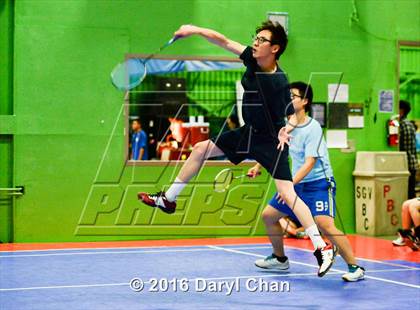 Thumbnail 1 in Almont League Badminton Finals photogallery.
