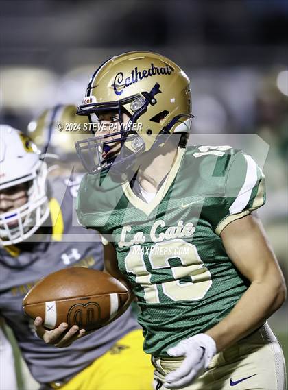Thumbnail 2 in Cathedral El Paso vs Prestonwood Christian (TAPPS 6A D1 Playoff) photogallery.