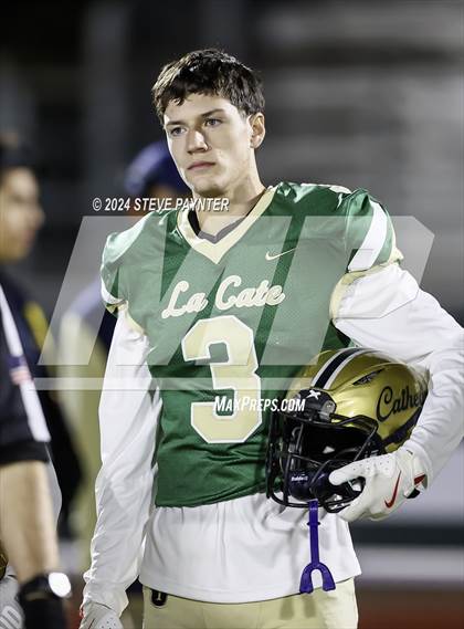 Thumbnail 1 in Cathedral El Paso vs Prestonwood Christian (TAPPS 6A D1 Playoff) photogallery.