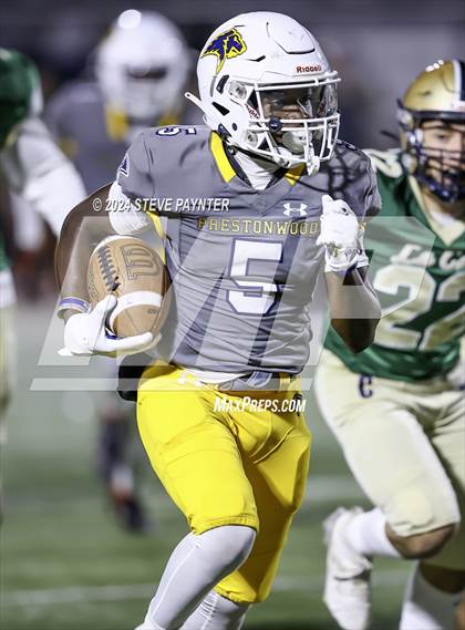 Thumbnail 3 in Cathedral El Paso vs Prestonwood Christian (TAPPS 6A D1 Playoff) photogallery.